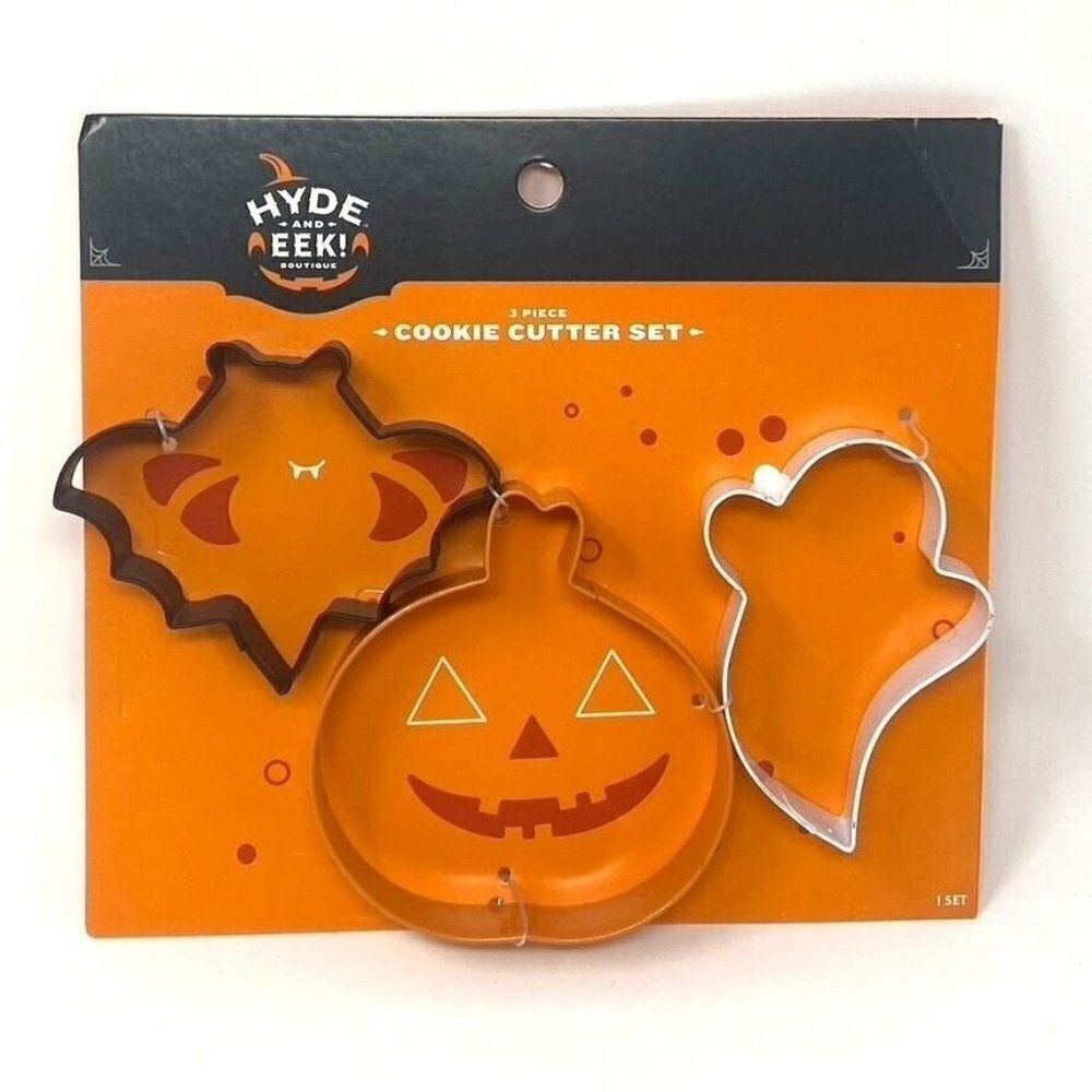 Target Hyde & EEK! Boutique™ 3pc Metal Cookie Cutter Set Halloween B33